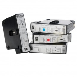 Cartucho de Pulseiras Zebra Azul Para HC100